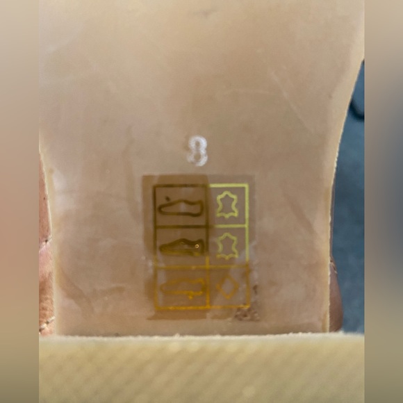 NWOT tan leather ankle boots by Jeffery Campbell - Picture 5 of 9